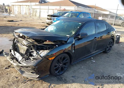 2018 Honda Civic Sport из США, поврежденный, VIN SHHFK7H49JU208769